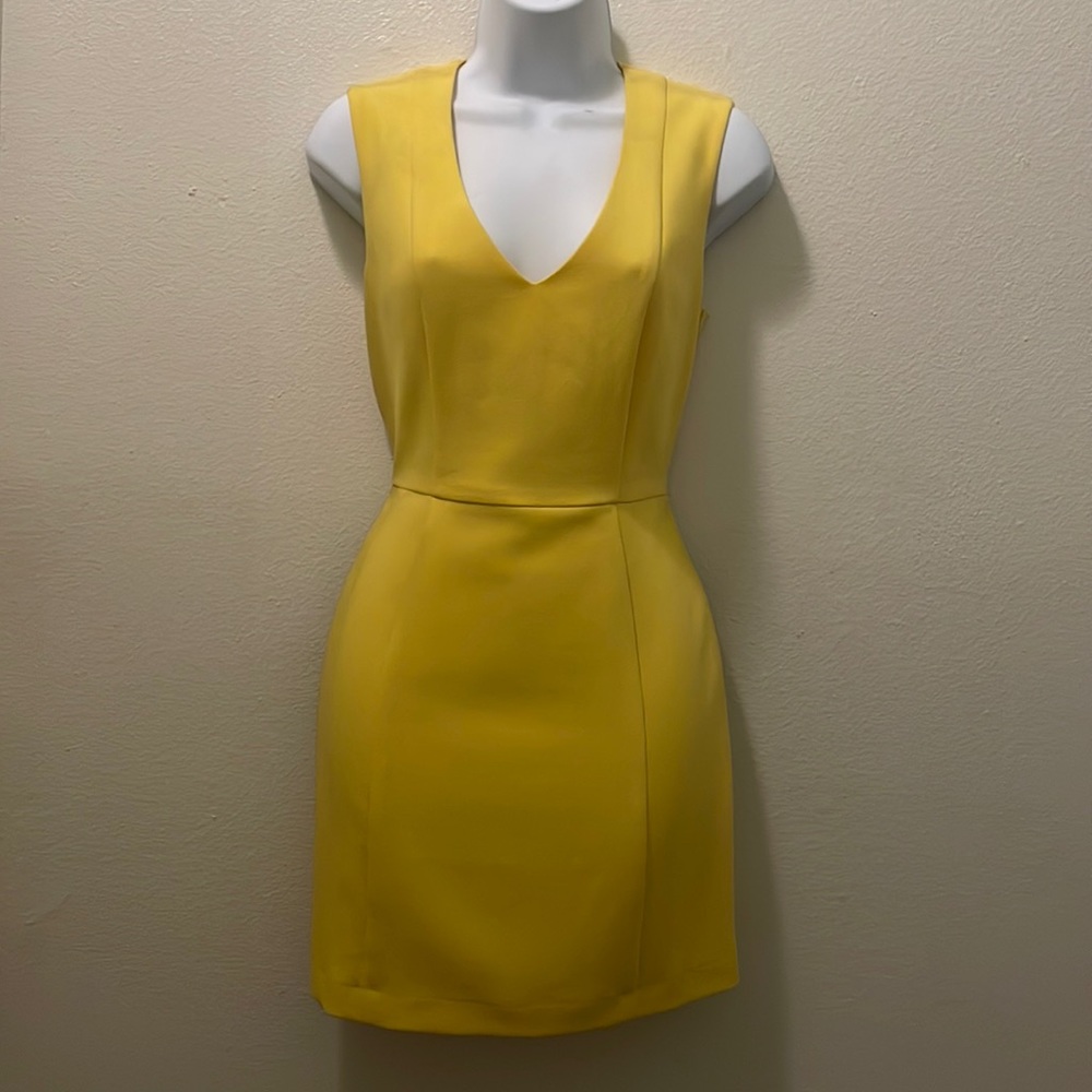 Yellow Mini dress.